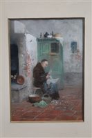 Lot 1088 - Frans Wilhelm Odelmark (1849 - 1937), pastel -...