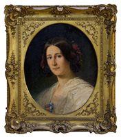 Lot 1111 - English School (mid-19th century), oil on...