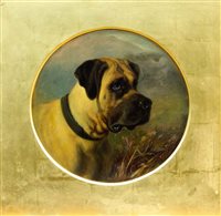 Lot 1118 - George Earl (1824 - 1908), oil on board - Bull...