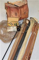 Lot 903 - Selection of fishing rods - including Ogden...