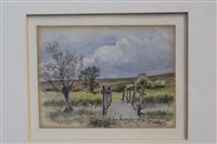 Lot 1030 - Mixed group of watercolours including: Charles...