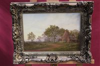 Lot 1053 - Jack Pulfer, oil on canvas - Norfolk landscape...