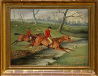 Lot 993 - George Henry Laporte (1799 - 1873), oil on...