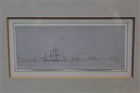 Lot 1005 - Edward Duncan (1803 - 1882), three pencil...