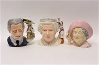 Lot 175 - Two Royal Doulton character Jugs of the Year -...