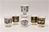 Lot 177 - Collection of Royal commemorative china -...