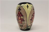 Lot 201 - Modern Moorcroft vase of ovoid form, in the...