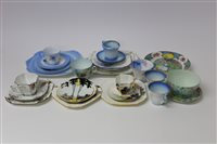 Lot 217 - Group of Shelley china including trios,...