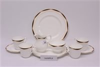 Lot 229 - Royal Doulton Prism pattern tea and dinner...