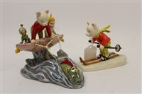 Lot 237 - Two Royal Doulton Rupert The Bear figures -...