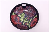 Lot 243 - Large Moorcroft pottery bowl in poppies...