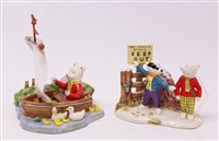 Lot 255 - Royal Doulton Rupert figures - Tempted to...