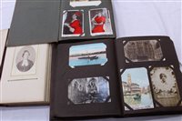 Lot 402 - PostCarsds in two albums - including real...