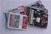 Lot 428 - Football Programmes - selection of West Ham...