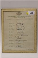 Lot 437 - Automobiliagraphs - Cricket - Australian Team...