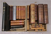 Lot 461 - Bookss - quantity of leather bound volumes -...