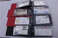 Lot 470 - Stamps - G.B. selection of FDC's in ten albums...