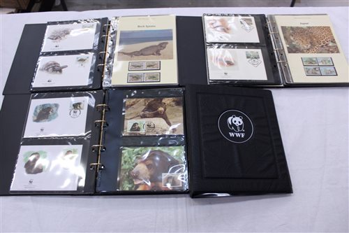 Lot 474 - Stamps - WWF mint stamps and covers, plus one...