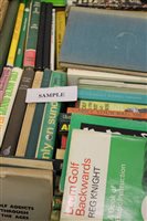 Lot 494 - Large quantity of golfing Bookss - including...