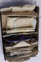 Lot 539 - Accumulation of family papers - including...