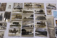 Lot 546 - PostCarsds - military real photographic Carsds...