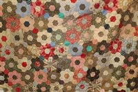 Lot 1008 - Antique Textilesile Victorian patchwork...