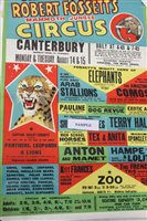 Lot 569 - Five Circus Posters - 1960s period - Billy...