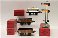 Lot 764 - Railway - Hornby 0 gauge no. 601 Goods Set,...