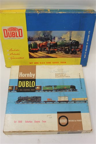 Lot 768 - Railway - Hornby Dublo 0-6-0 Tank Goods Set...