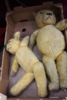 Lot 773 - Chad Valley mohair teddy bear and one other (2)