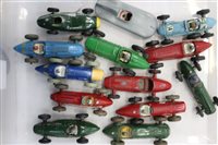 Lot 700 - Dinky unboxed selection of early racing Carss