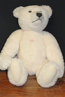 Lot 706 - Steiff Alpaca White 65 Polar Bear 038514, 65cm...