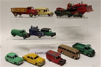 Lot 736 - Dinky - unboxed selection - including saloon...