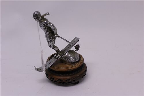 Lot 956 - Fine 1930s Riley 'Ski Lady' radiator mascot,