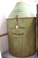 Lot 958 - Vintage drum, named on front - 'Valor cabinet...