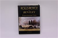 Lot 962 - Books - Rolls-Royce and Bentley Experimental...