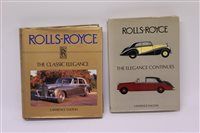 Lot 964 - Bookss - Rolls-Royce The Classic Elegance and...