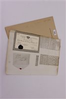 Lot 550 - Of Duke of Wellington interest - scrapBooks...