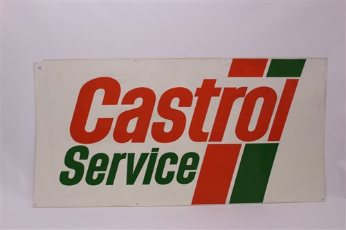 Lot 982 - Large Castrol Service sign, circa 1980s