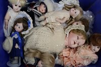 Lot 797 - Dolls - selection of modern dolls - all...