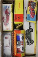 Lot 799 - Selection of boxed Dinky and Corgi models -...