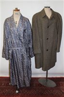 Lot 1028 - Gentlemen's vintage green / brown Crombie...