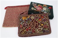 Lot 1035 - 1920s handbag - attractive petit point...