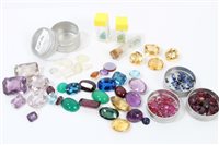 Lot 1236 - Collection of loose precious and semi-precious...