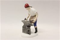 Lot 141 - Royal Doulton figure - The Blacksmith of...