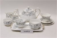 Lot 142 - Royal Albert Silverer Maple tea set (68 pieces)