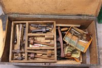 Lot 1685 - Large tool chest containing cabinet makers'...