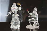 Lot 2016 - Two Swarovski crystal figures - Columbine and...