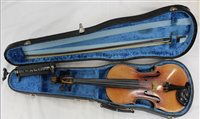 Lot 1689 - Good 19th century Continental full-size violin...