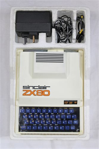 Lot 1712 - Sinclair ZX80 computer - in original boxed...